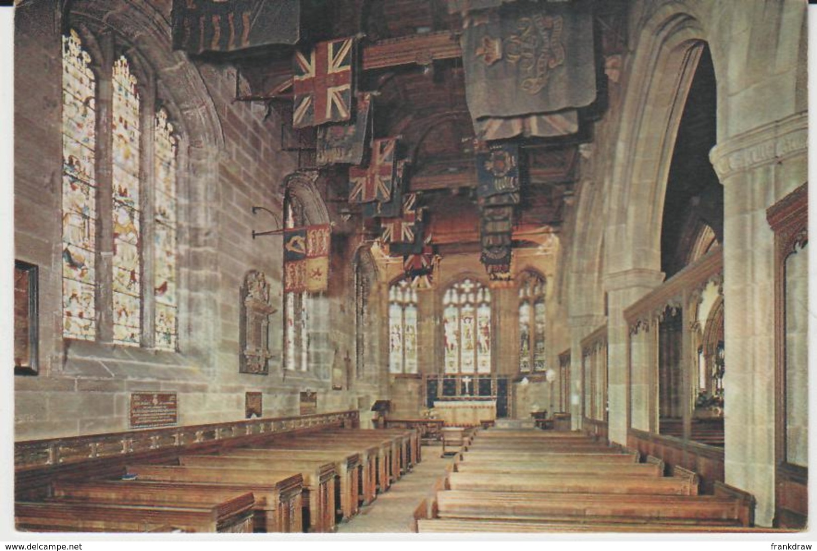 Postcard - Churches - Lancaster Priory Church - The King's Own Memorial Chapel Unused Very Good - Unclassified