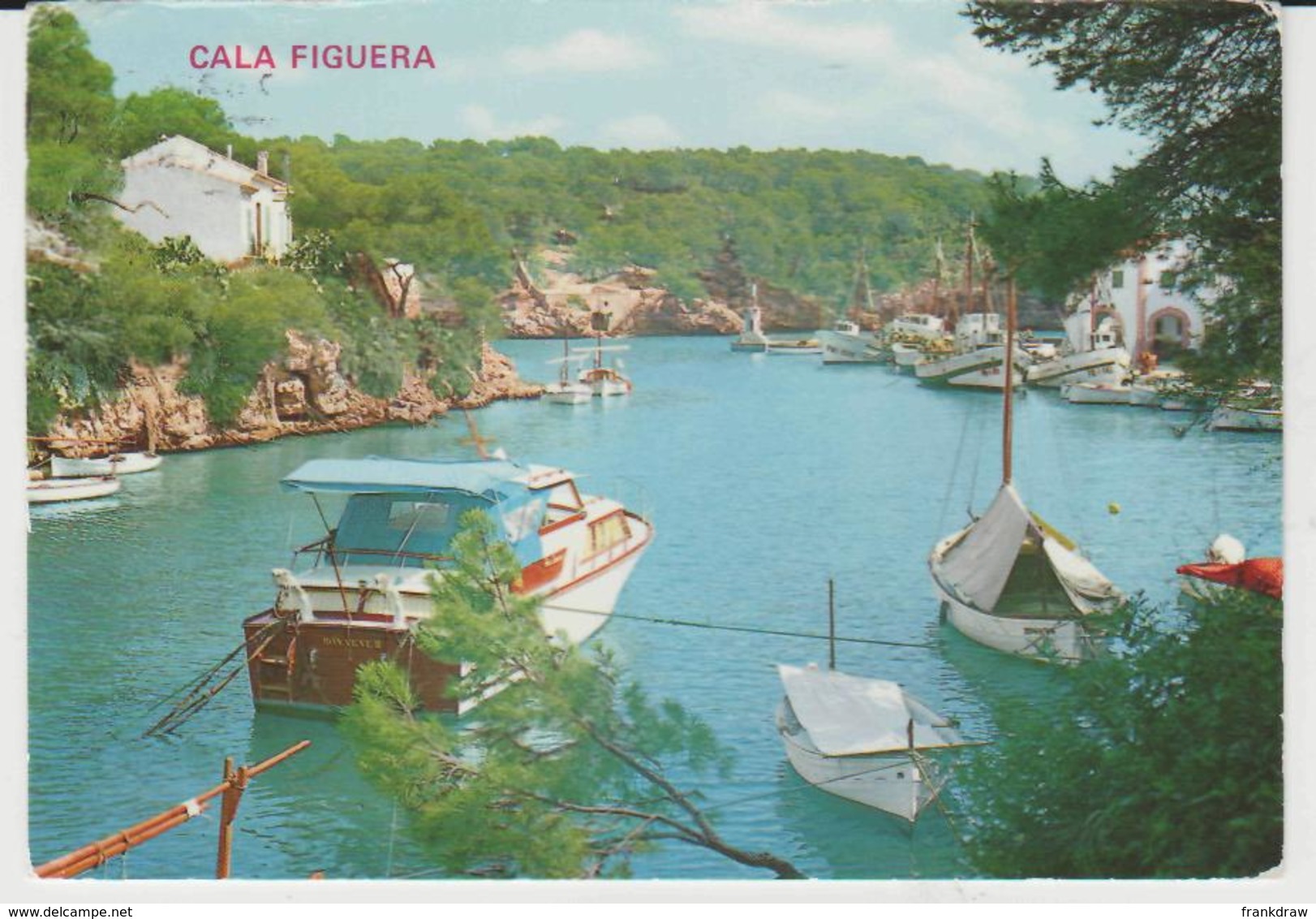 Postcard - Cala Figuera - Posted 8th May 1971 Very Good - Unclassified