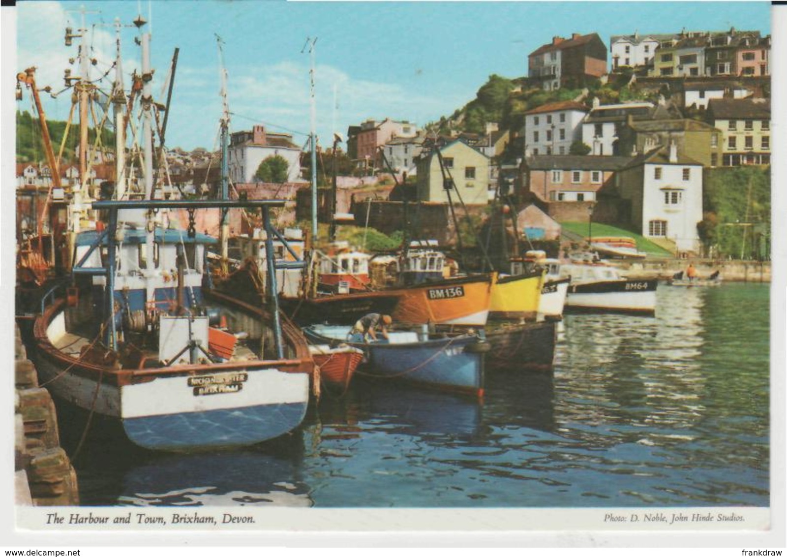 Postcard - The Harbour And Town, Brixham, Devon, Card No..2dc887 - Unused Very Good - Unclassified