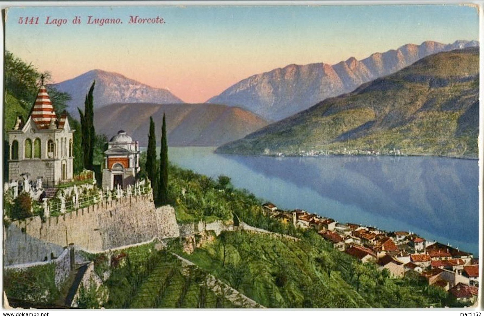Schweiz Suisse Svizzera: 5141 Lago Di Lugano - Morcote (Paul Bender, Zollikon)  Ungelaufen - Non Circulé - Morcote