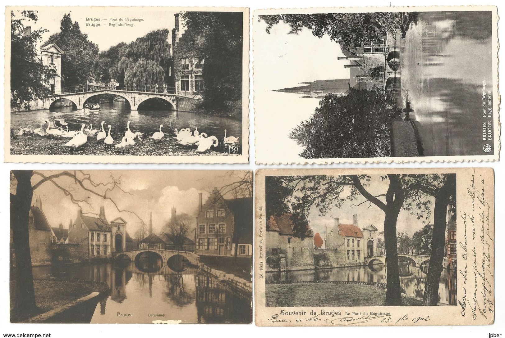 (G050) BRUGGE-BRUGES - Le Lac D'Amour - Het Minnewater - Pont Du Beguinage - Begijnhofbrug - Brugge