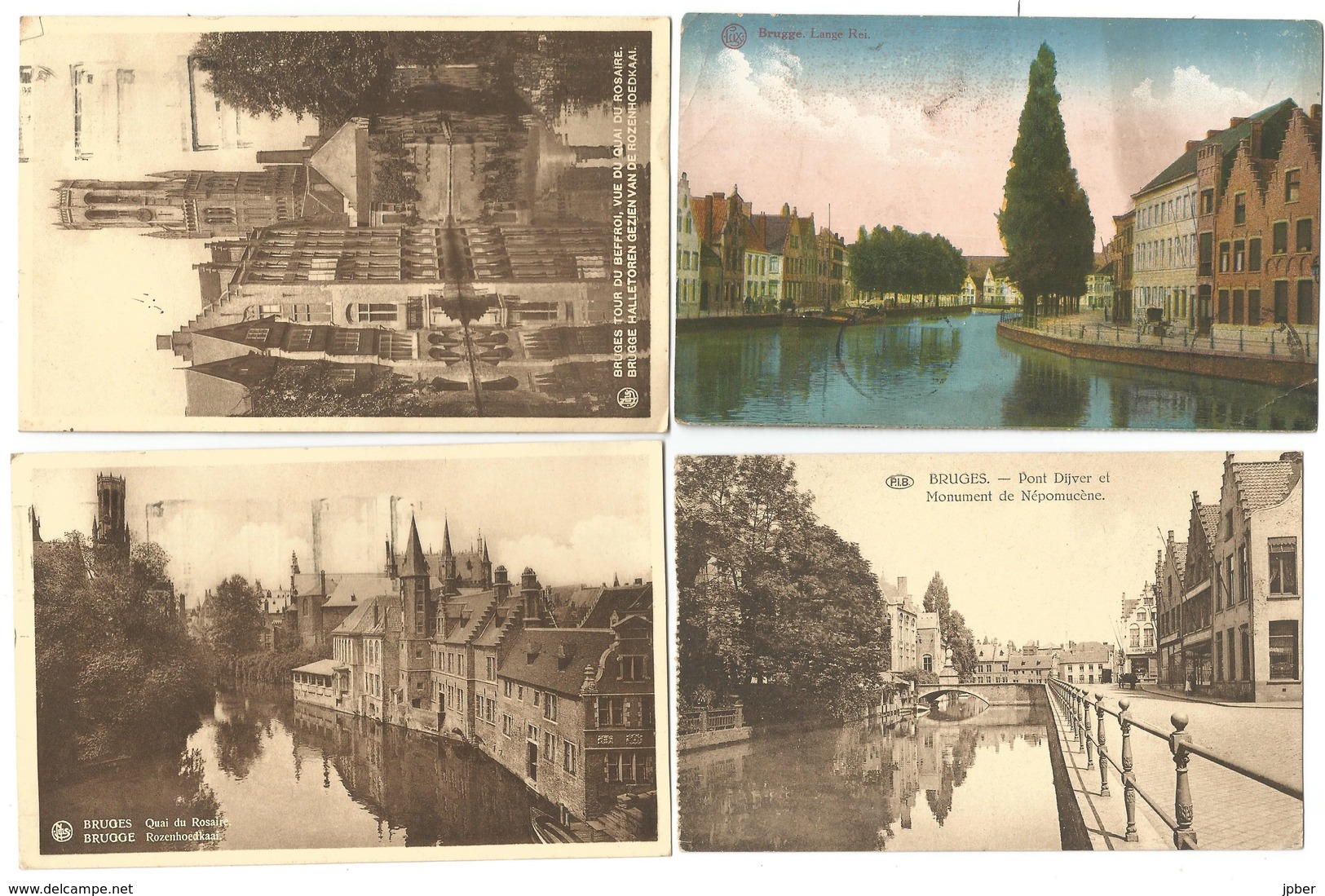 (G051) BRUGGE-BRUGES - Quai Du Rosaire - Rozenhoedkaai - Lange Rei - Pont Duiver - Brugge