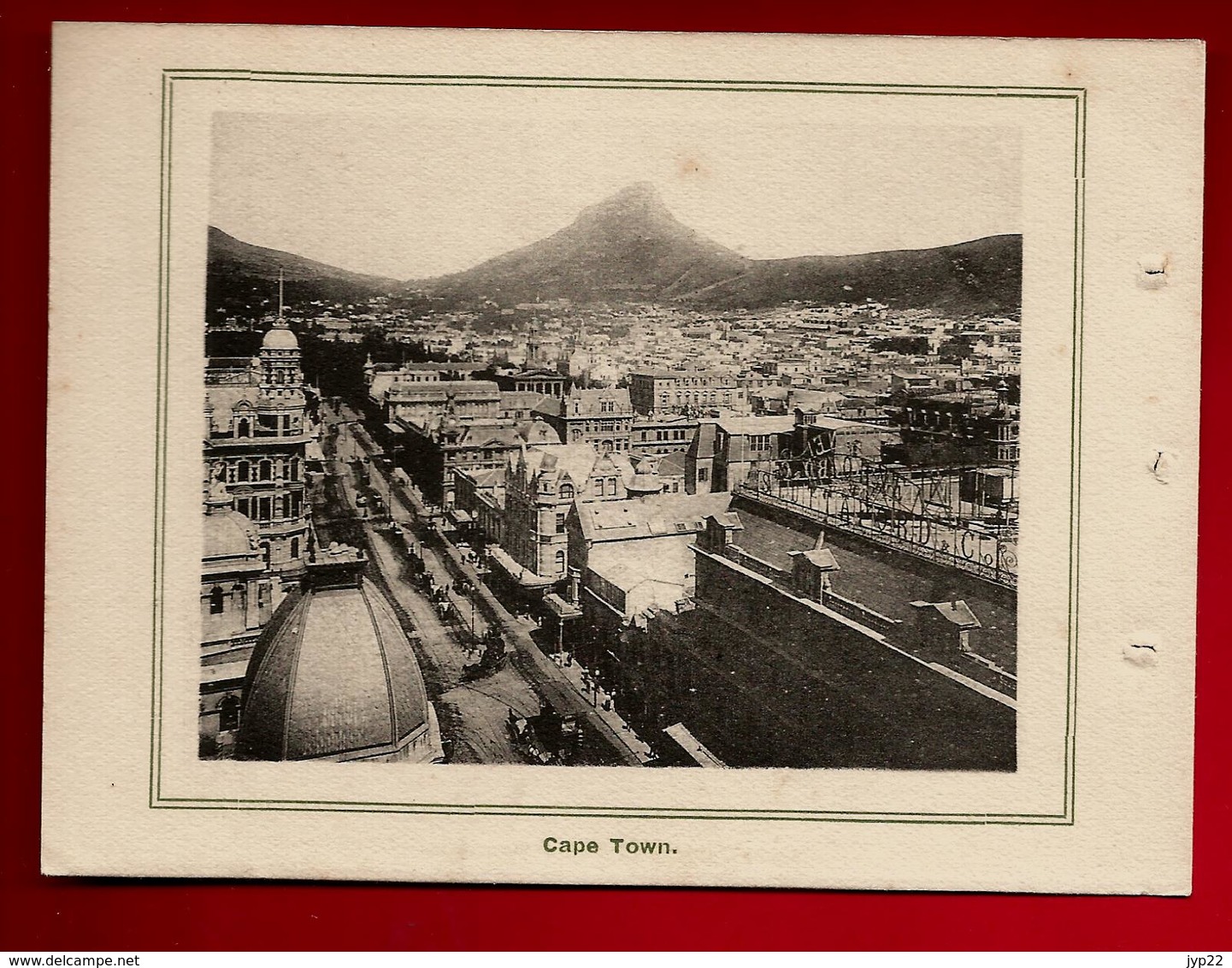 Lot De 3 Images Afrique Du Sud Cape Town Table Mountain Devil's Peak Parliament House Government Avenue - Other & Unclassified