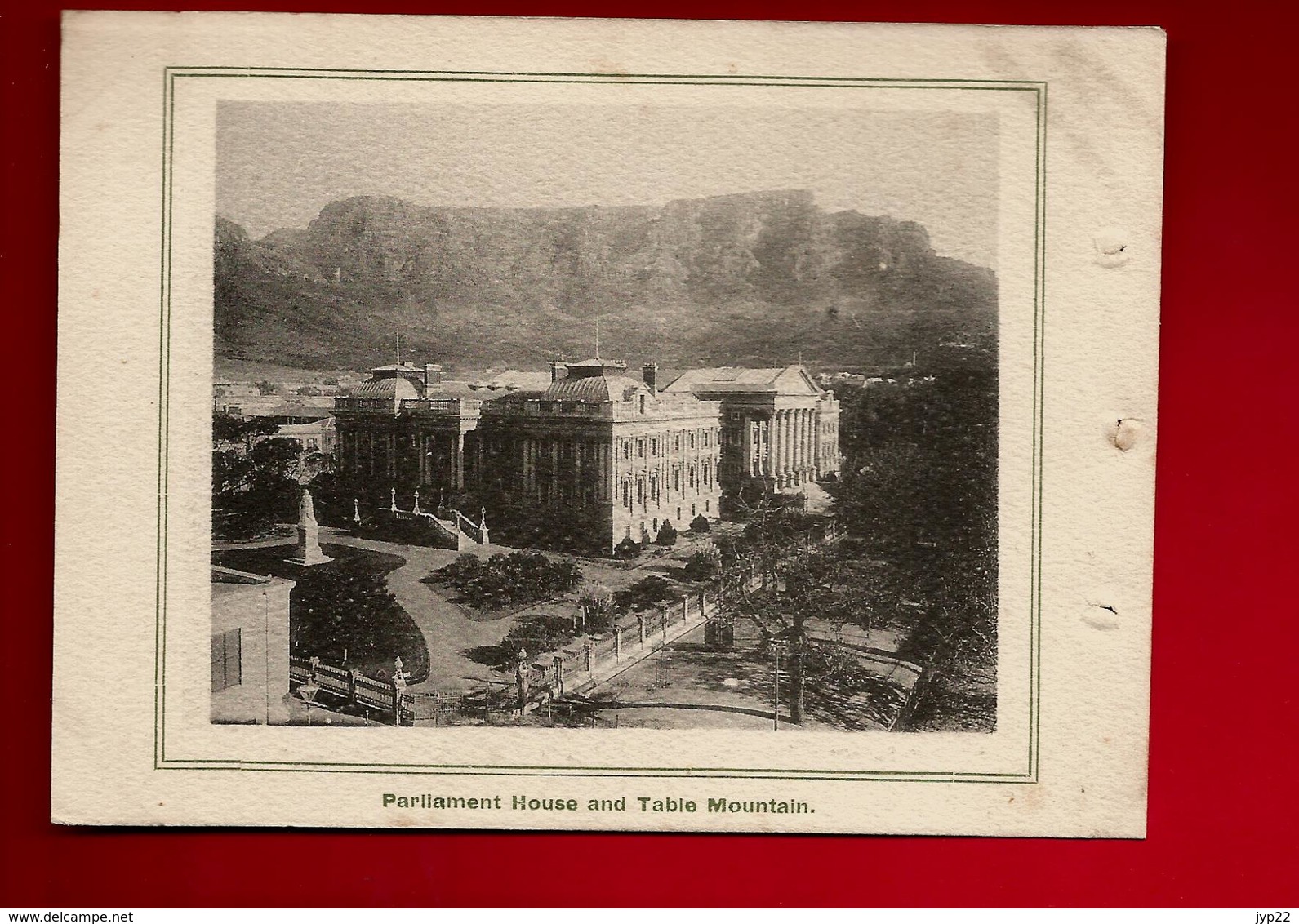 Lot De 3 Images Afrique Du Sud Cape Town Table Mountain Devil's Peak Parliament House Government Avenue - Other & Unclassified