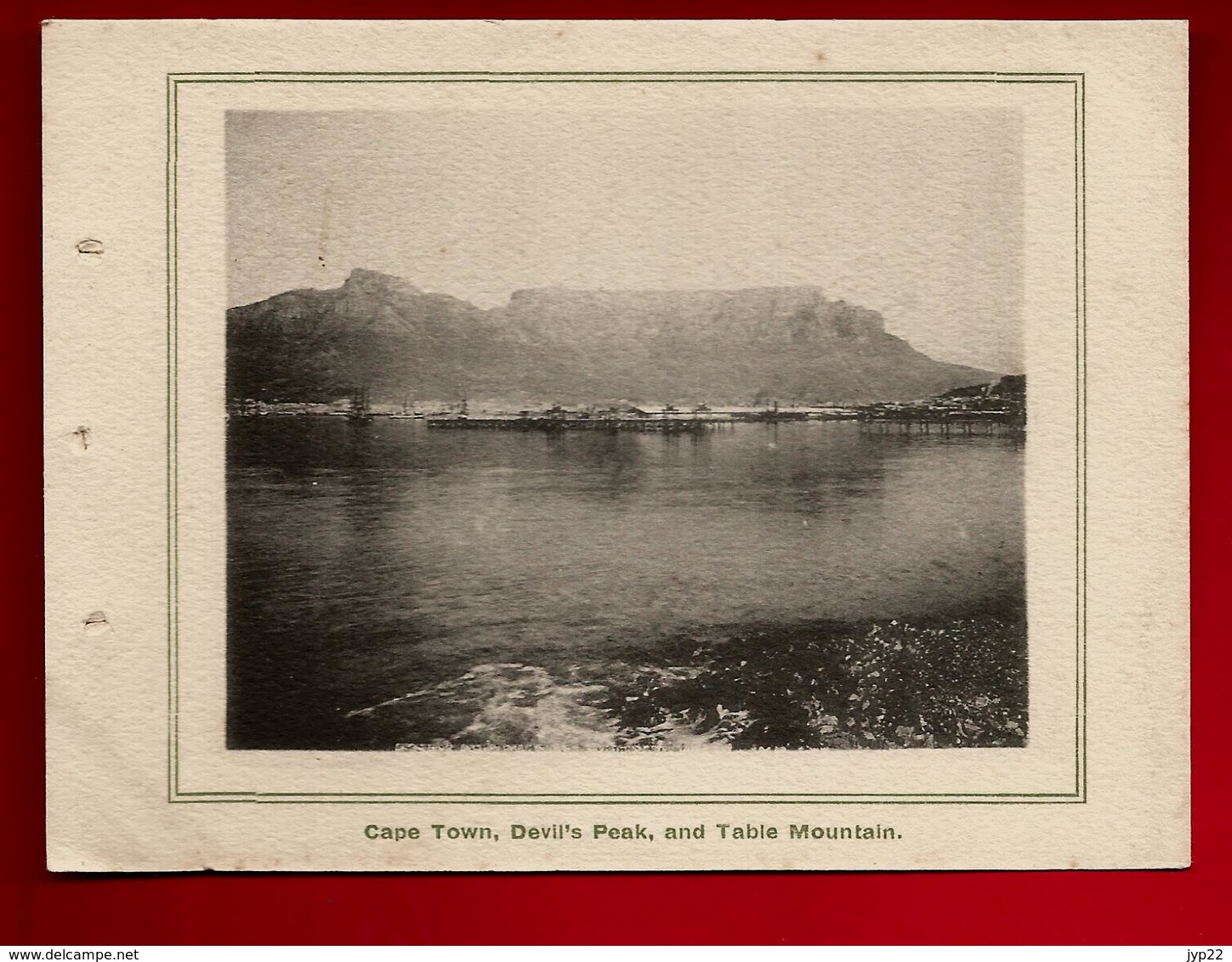 Lot De 3 Images Afrique Du Sud Cape Town Table Mountain Devil's Peak Parliament House Government Avenue - Other & Unclassified