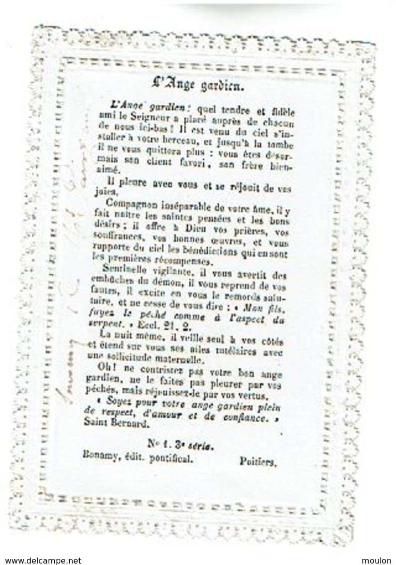 Ange,Saint,gardien Fidele Vous Que Dieu Plaça...-Ed Bobamy Canivet TBE - Devotieprenten