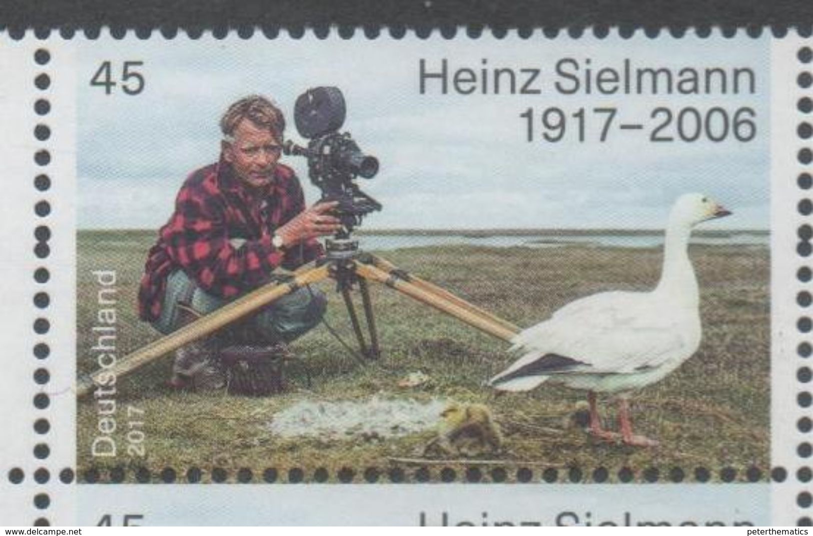 GERMANY , 2017, MNH, BIRDS, HEINZ SIELMANN, PHOTOGRAPHY, 1v - Other & Unclassified