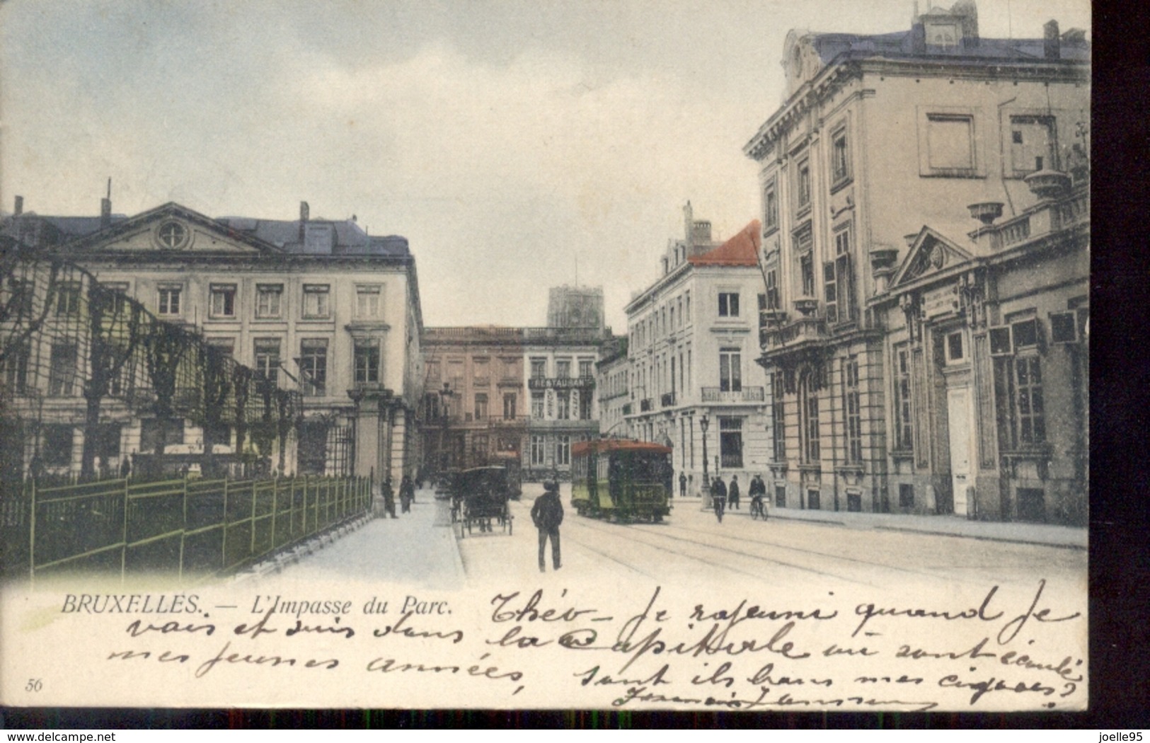 Brussel - Bruxelles - LÍmpasse Du Parc - 1900 - Sonstige & Ohne Zuordnung