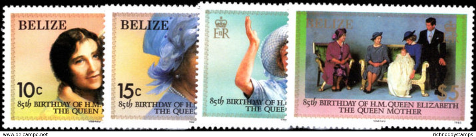 Belize 1985 Queen Mother Unmounted Mint. - Belize (1973-...)