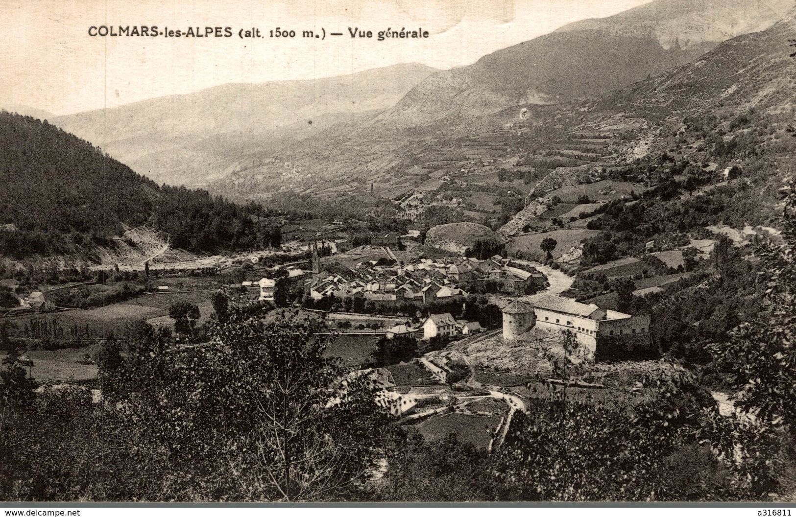 COLMARS LES ALPES VUE GÉNÉRALE - Autres & Non Classés