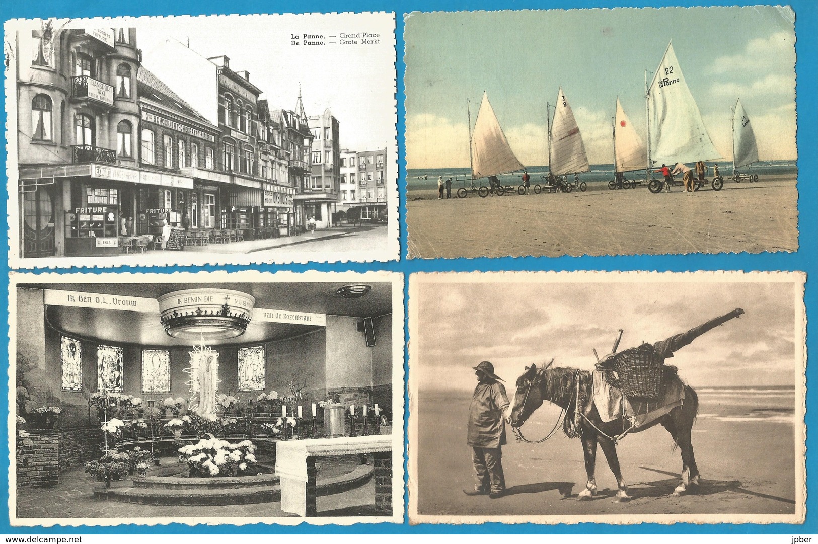 (G066) DE PANNE - Sanctuaire - Grand Place - Chars à Voile - Plage - De Panne