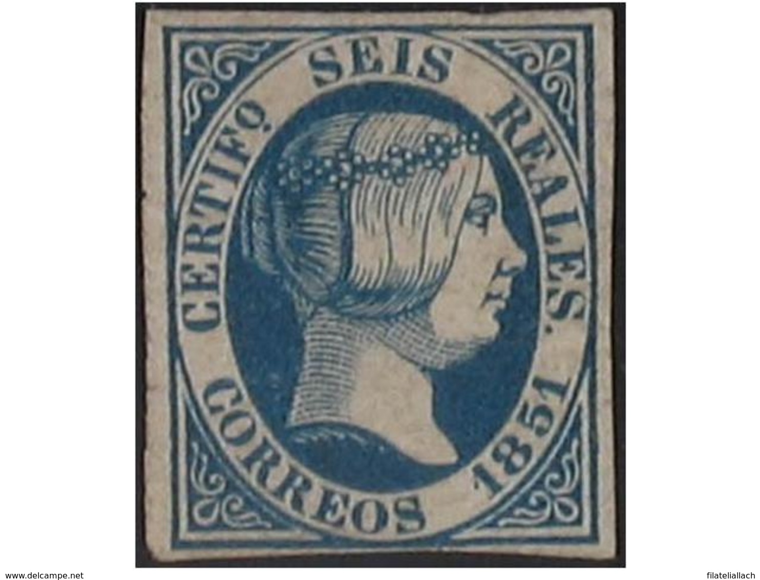 SPAIN: ISABEL II. 1850-65. IMPERF. ISSUES - Andere & Zonder Classificatie