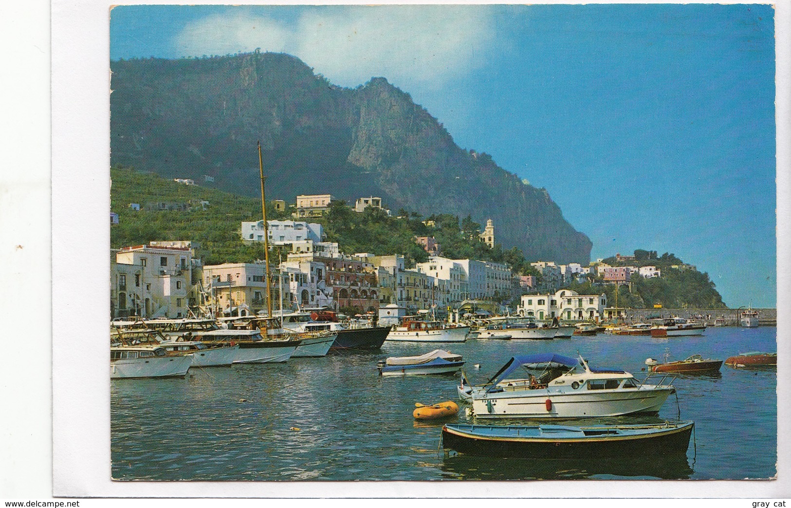 CAPRI, Porto E Castel Barbarossa, Used Postcard [22903] - Other & Unclassified