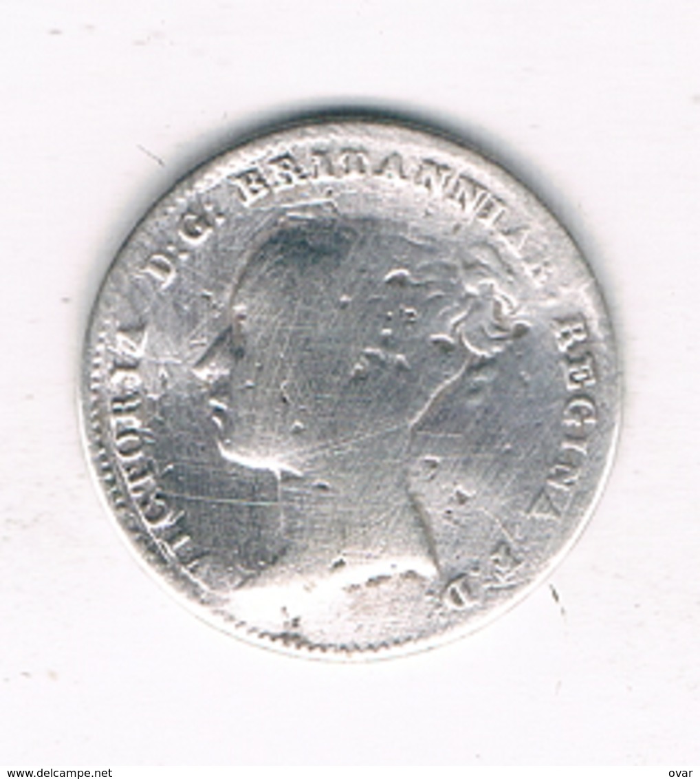 3 PENCE 1843  GROOT BRITANNIE /1508// - F. 3 Pence