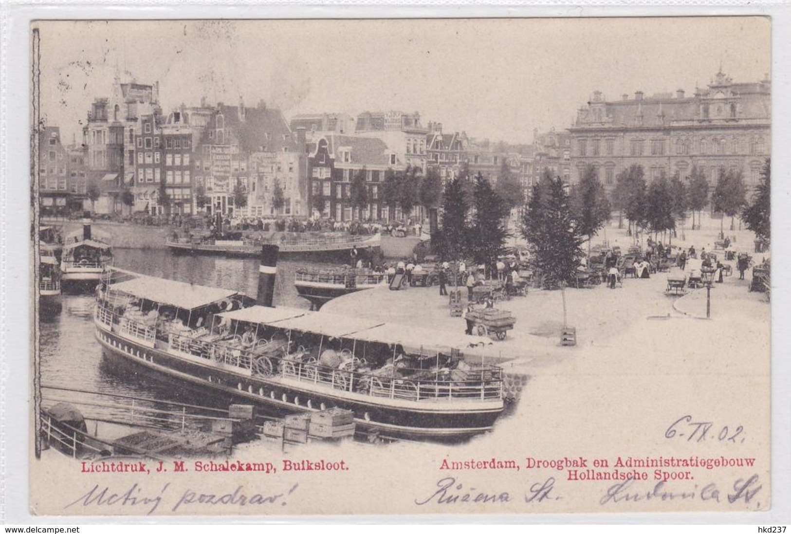 Amsterdam Droogbak En Administratiegebouw Hollandsche Spoor Levendig # 1902   1130 - Amsterdam