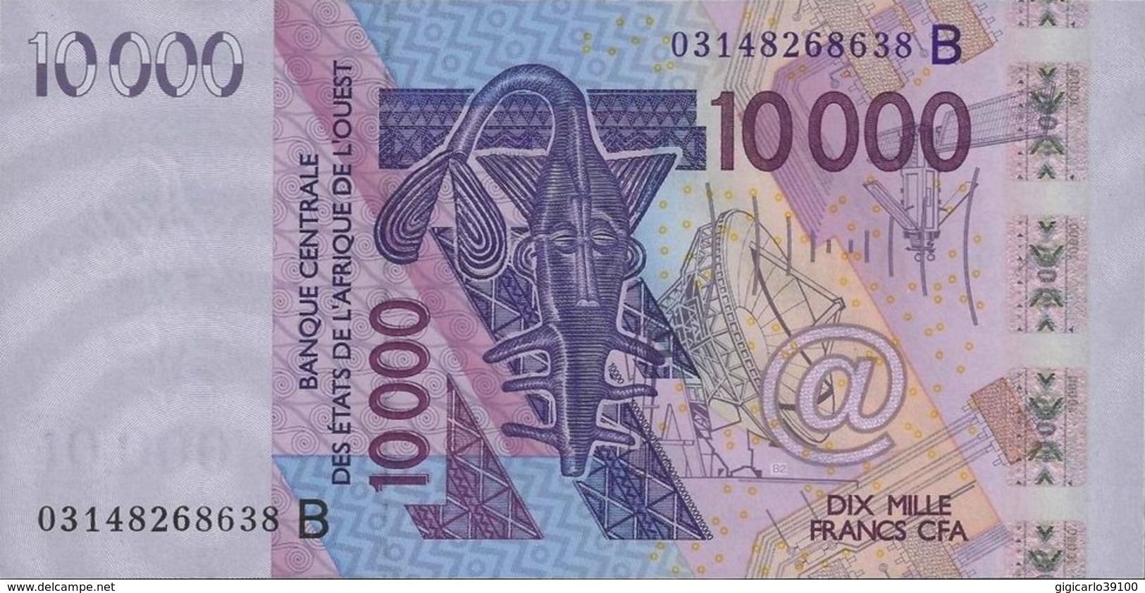 FRANC CFA 10'000 RETOUR D'AFRIQUE - Estados De Africa Occidental