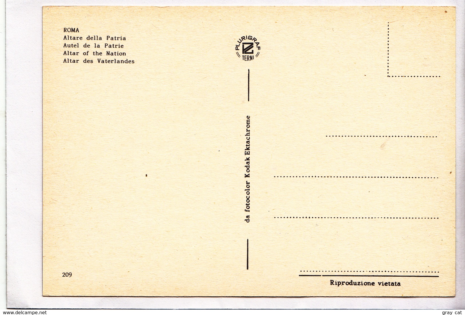 ROMA, Altare Della Patria, Altar Of The Nation, Unused Postcard [22909] - Altare Della Patria