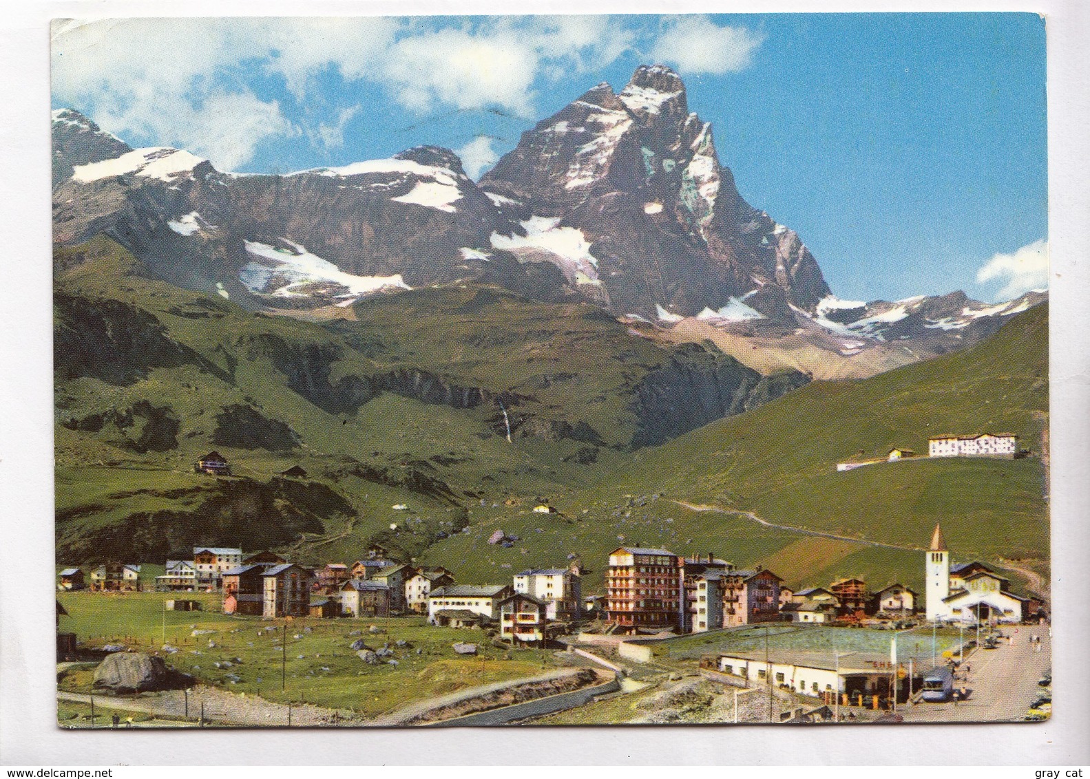 Italy, Italia, Valle D'Aosta, CERVINIA-BREUIL M. 2050, 1961 Used Postcard [22910] - Other & Unclassified