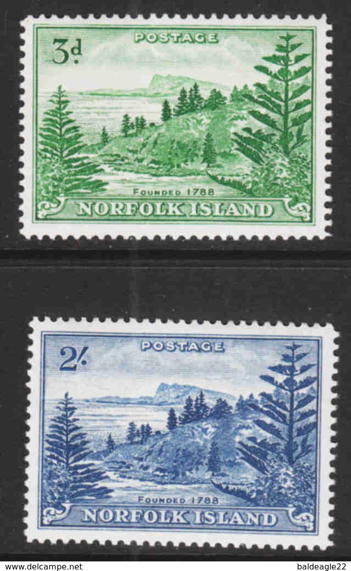 Norfolk Island -  Scott #23-24 MNH (2) - Norfolk Island