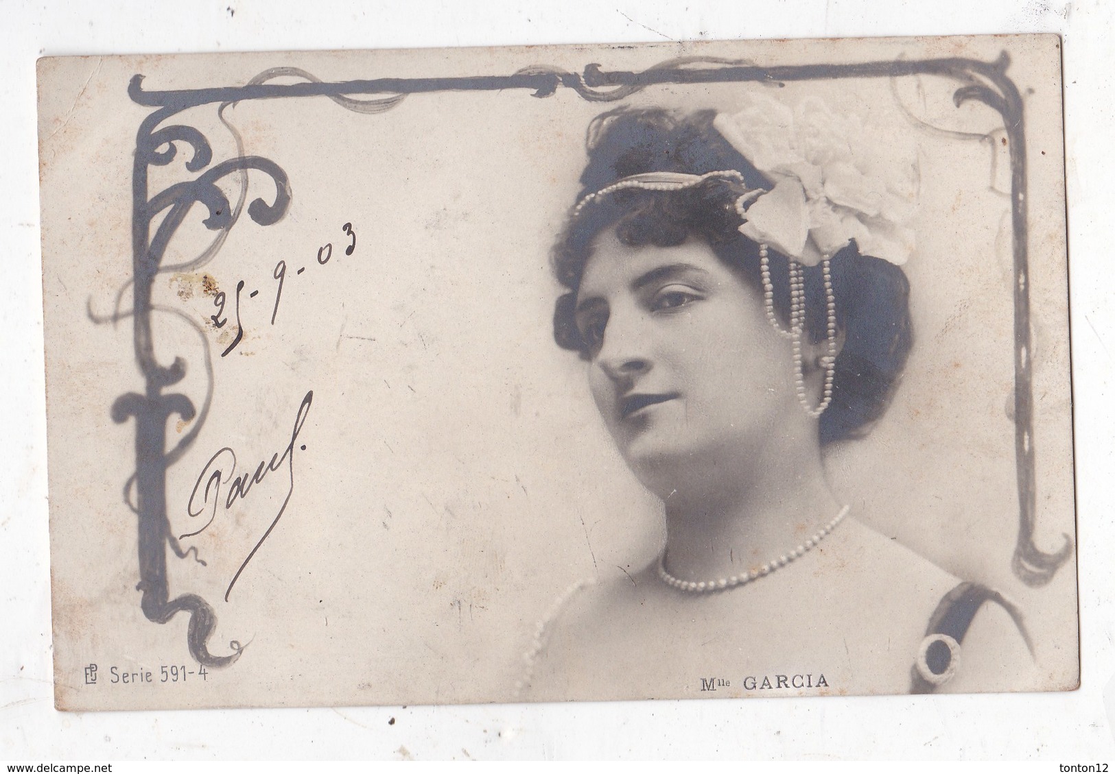 Carte Postale  Madame Garcia - Opéra