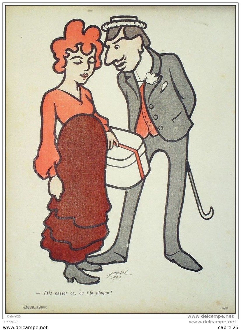 L'ASSIETTE AU BEURRE-1904-178-DESSINS JOSSOT-LA GRAINE - 1900 - 1949