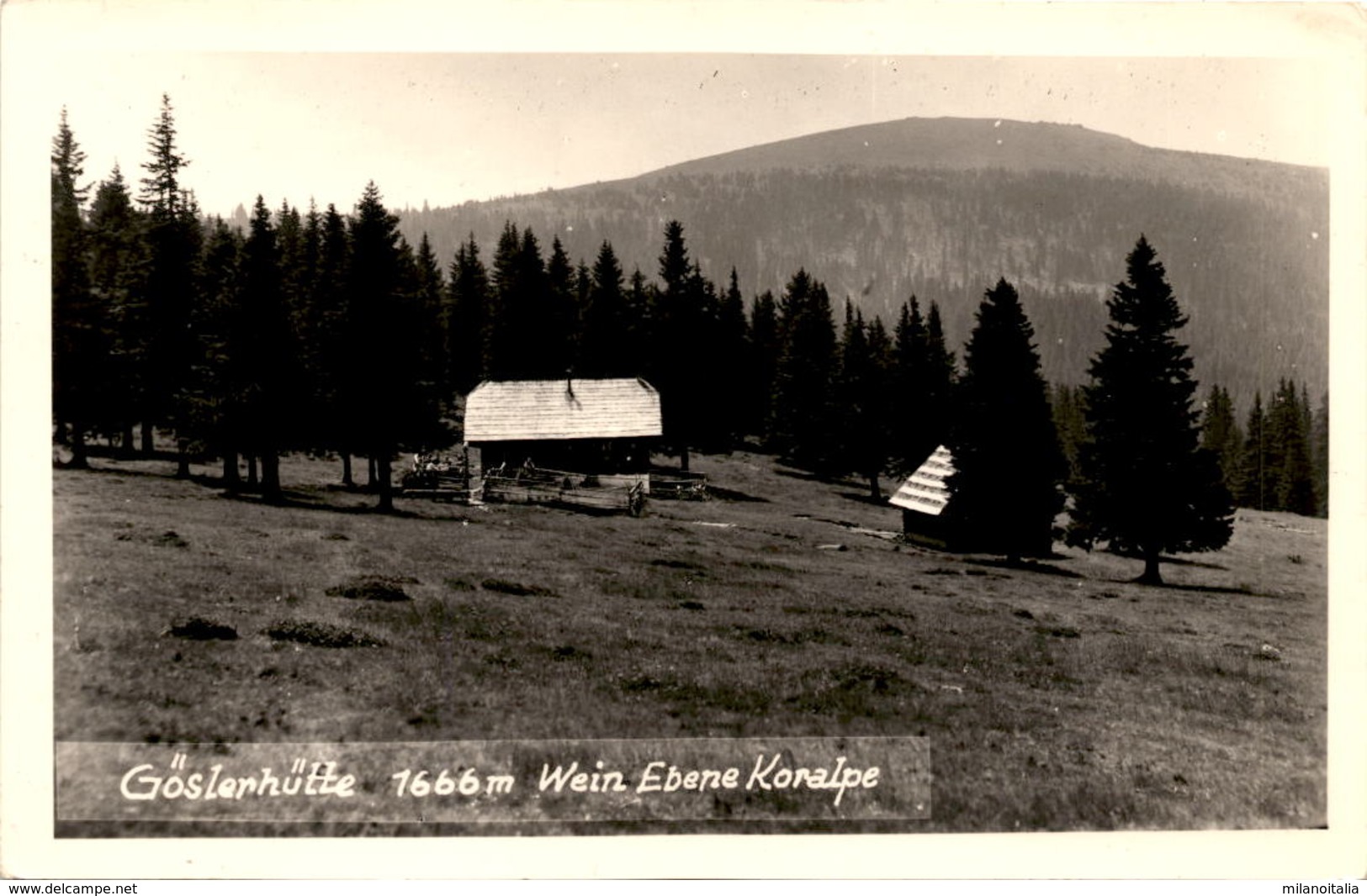 Göslerhütte 1666 M - Wein-Ebene, Koralpe - Wolfsberg