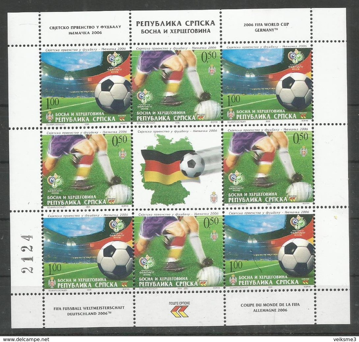 BOSNIA - HERCEGOVINE - MNH - Sport - Soccer - World Cup 2006 - 2006 – Allemagne