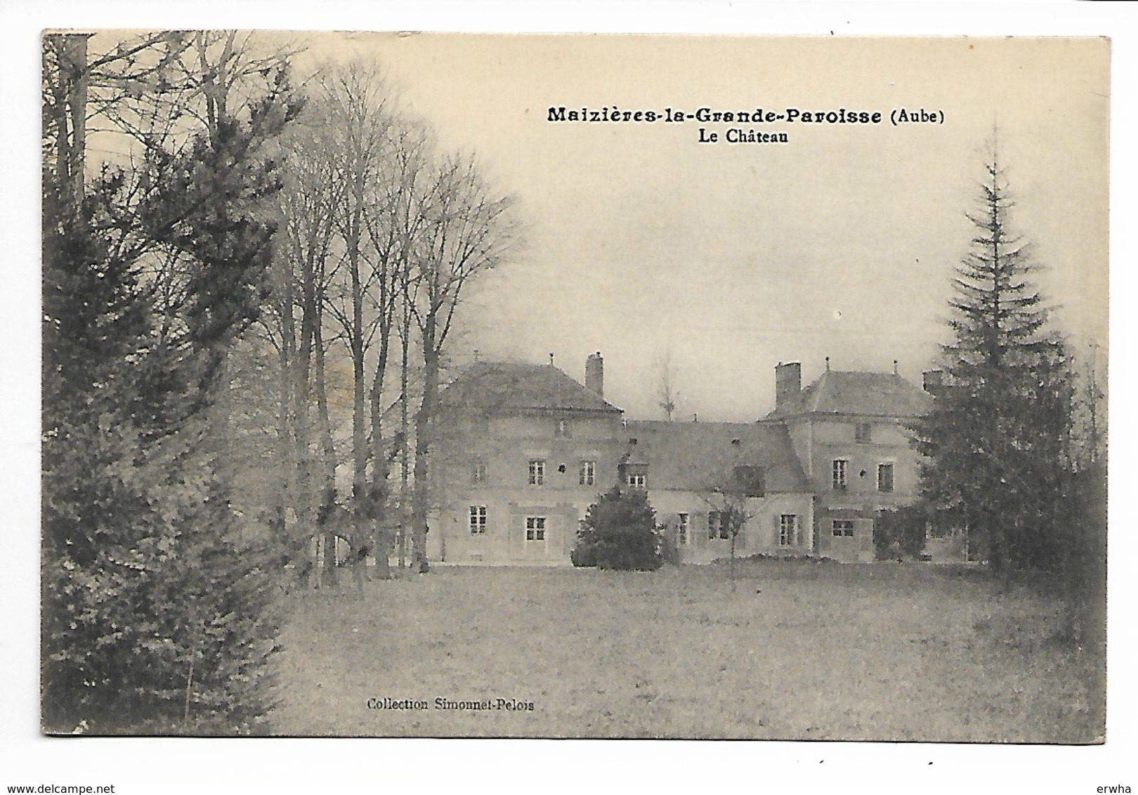 MAIZIERES La GRANDE Paroisse 1917 CHÂTEAU Aube Près Romilly Nogent Méry Sur Seine Villenauxe Anglure Troyes En Champagne - Autres & Non Classés