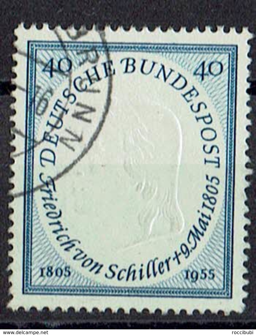 BRD 1955 // 210 O Friedrich Von Schiller - Gebraucht