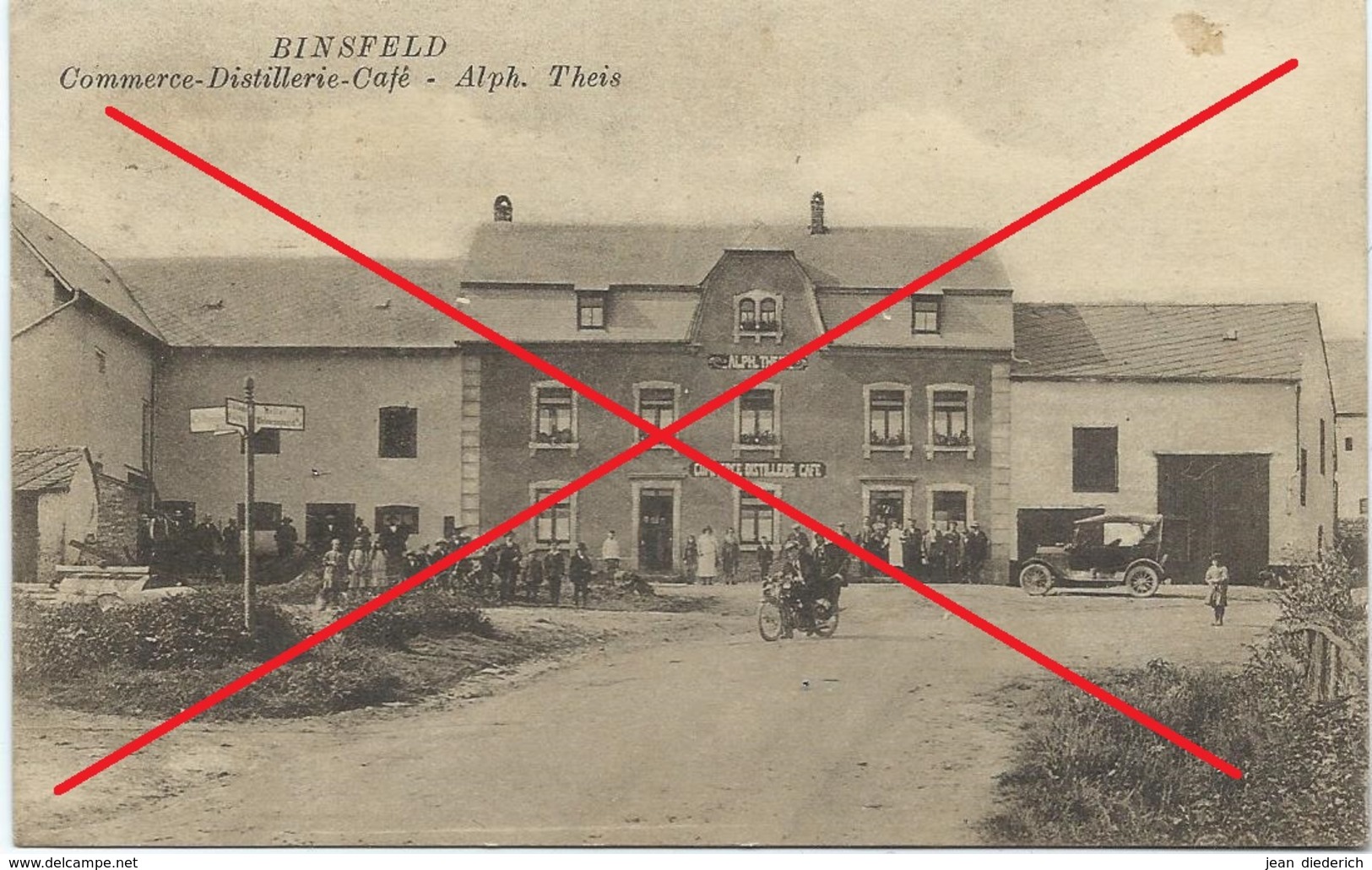 Binsfeld - Commerce-Distillerie-Café Alph. Theis - Autres & Non Classés