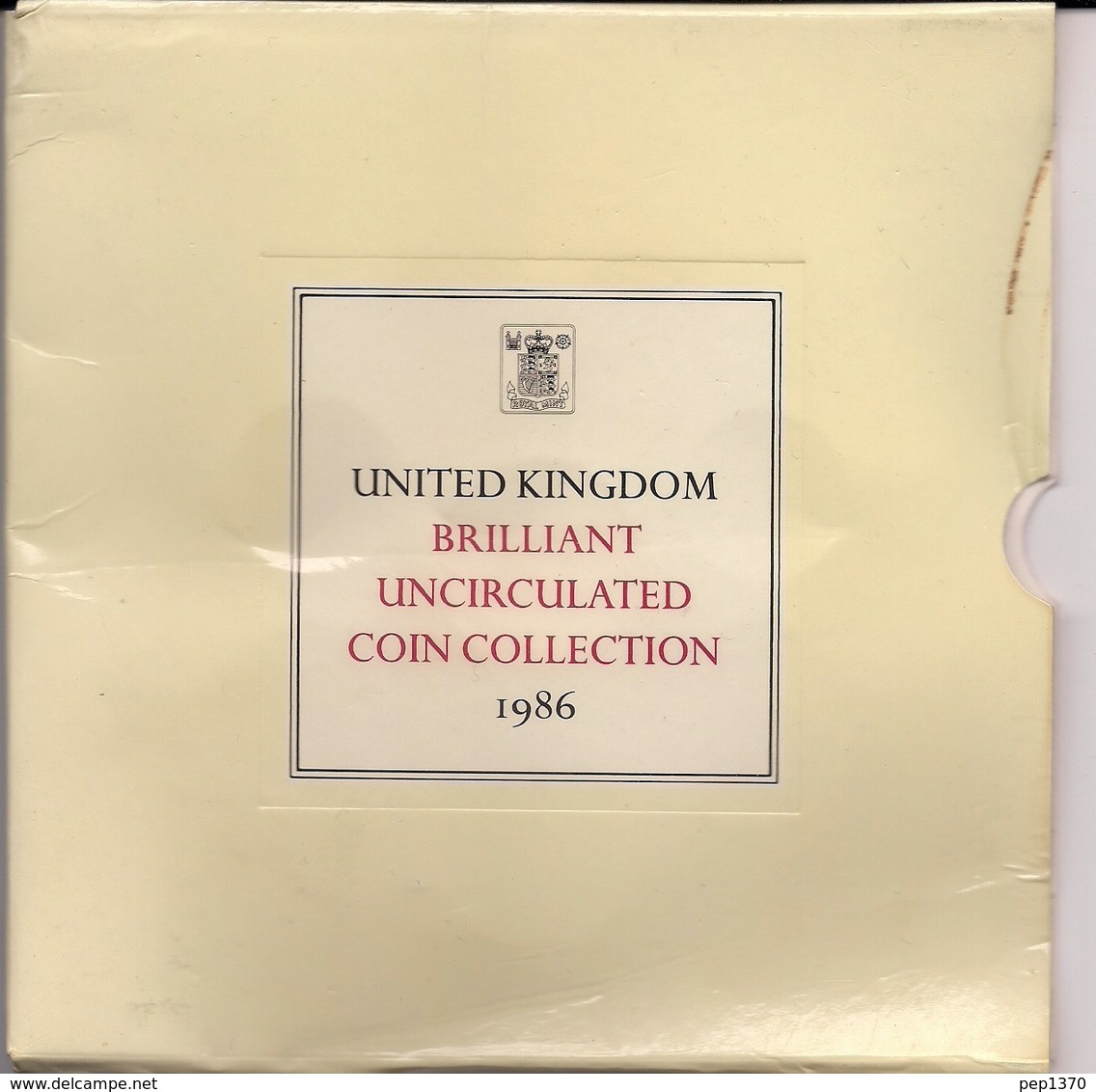 REINO UNIDO 1986 - BRILLIANT UNCIRCULATED COIN COLLECTION - 8 COINS IN A OFFICIAL BLISTER - Mint Sets & Proof Sets