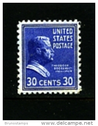 UNITED STATES/USA - 1938  30c  T. ROOSEVELT   MINT - Nuovi