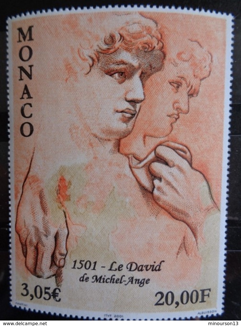 MONACO 2001 Y&T N° 2309 ** - " DAVID " DE MICHEL ANGE - Unused Stamps