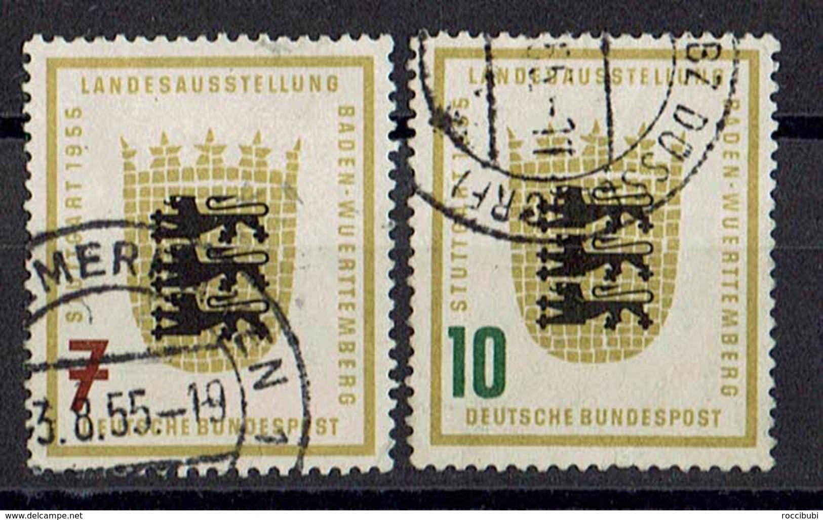 BRD 1955 // 212/213 O Landesausstellung Baden-Württemberg - Gebraucht