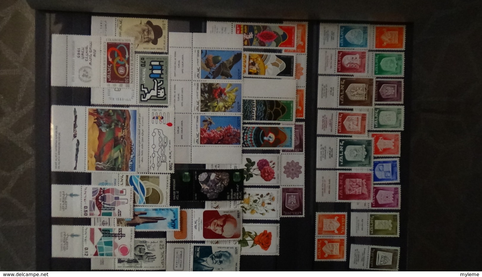 Belle Collection D'ISRAËL Avec Blocs Et Timbres Tous ** Avec Tabs. A Saisir !!! - Collections, Lots & Séries