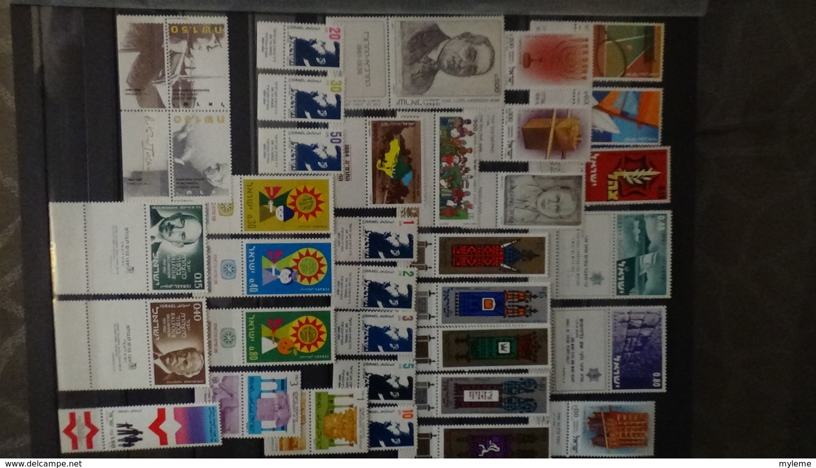 Belle Collection D'ISRAËL Avec Blocs Et Timbres Tous ** Avec Tabs. A Saisir !!! - Lots & Serien