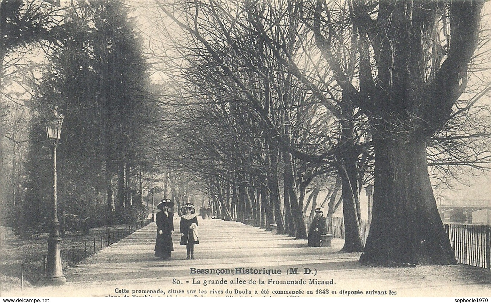 DOUBS - 25 - BESANCON -  La Grande Allée D Ela Promenade Micaud - Besancon