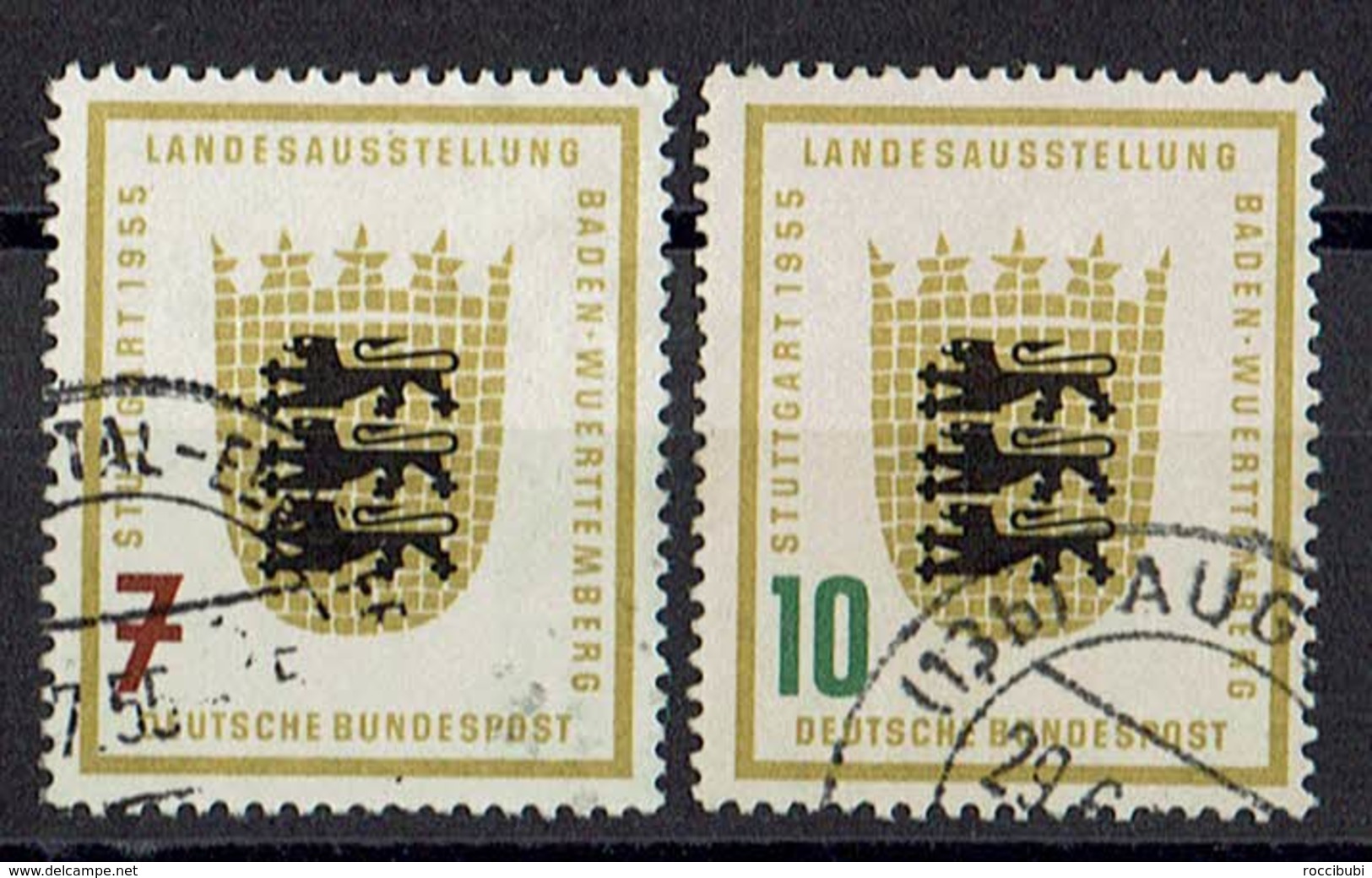 BRD 1955 // 212/213 O Landesausstellung Baden-Württemberg - Usados