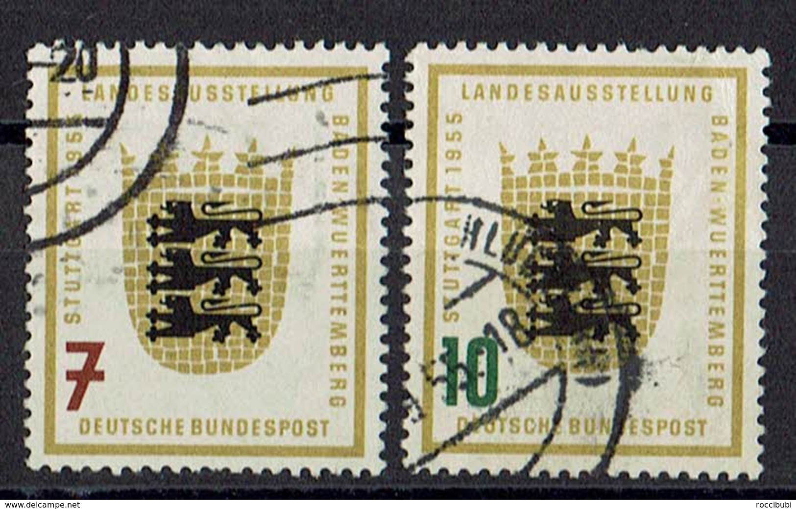 BRD 1955 // 212/213 O Landesausstellung Baden-Württemberg - Gebraucht