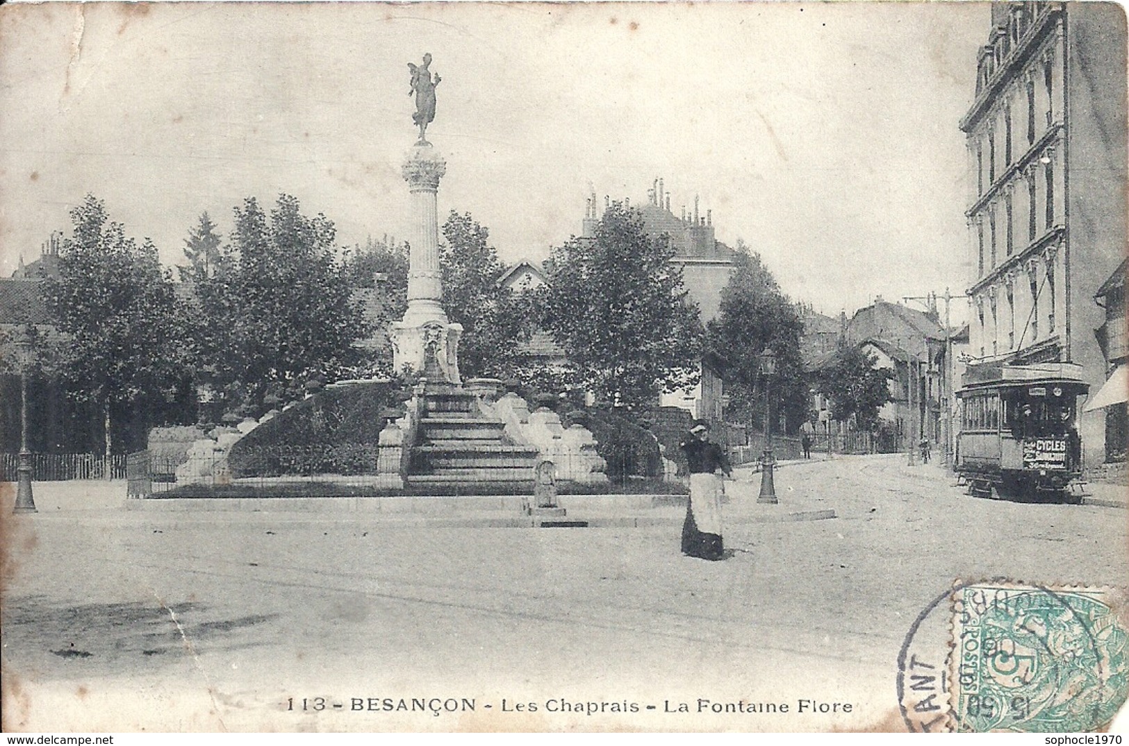 DOUBS - 25 - BESANCON - Les Chaprais La Fontaine Flore - Besancon