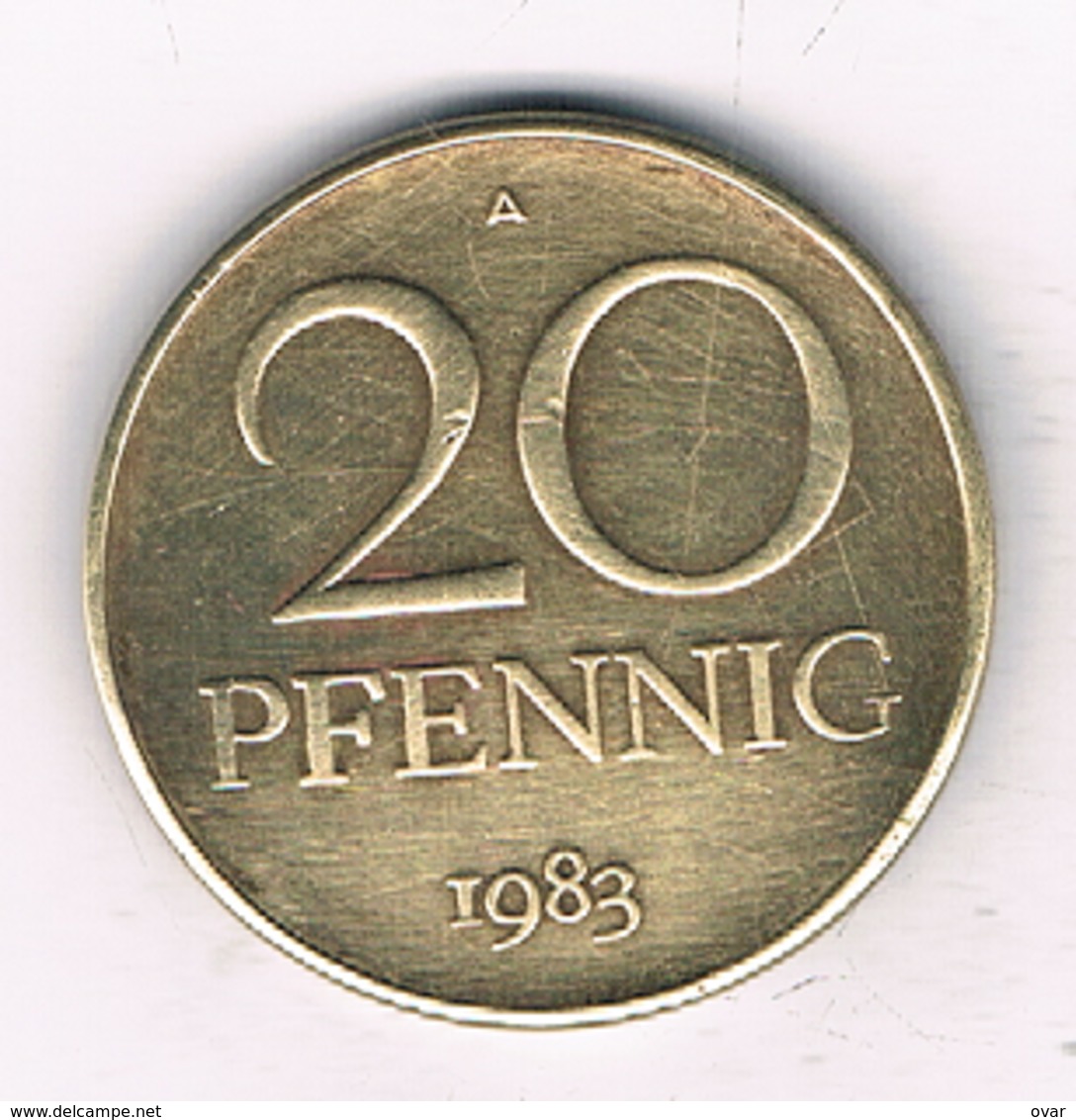 20 PFENNIG  1983 A DDR    DUITSLAND /1530/ - 20 Pfennig