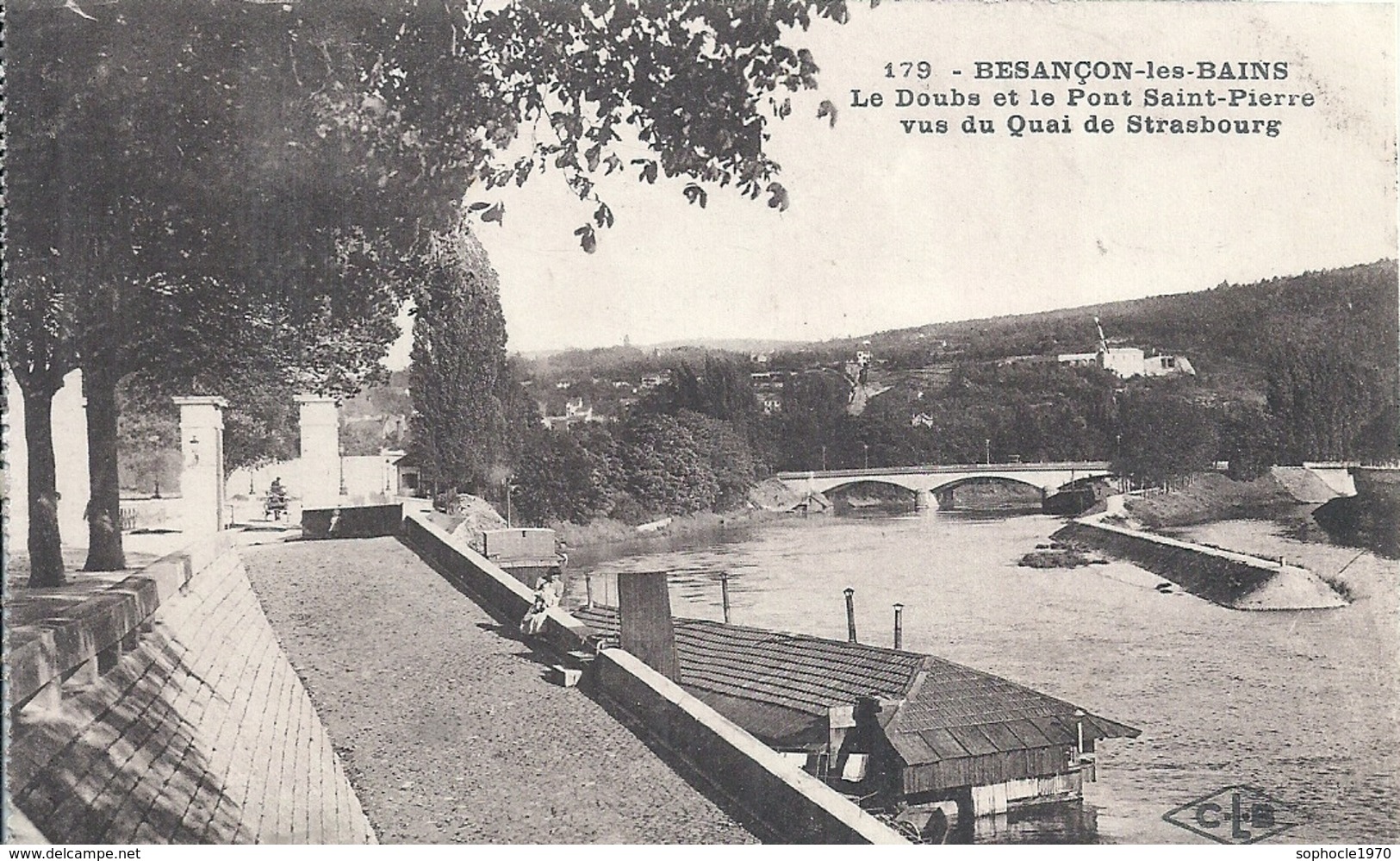 DOUBS - 25 - BESANCON - Doubs Et Pont Saint Pierre Depuis Le Quai De Strasbourg - Besancon