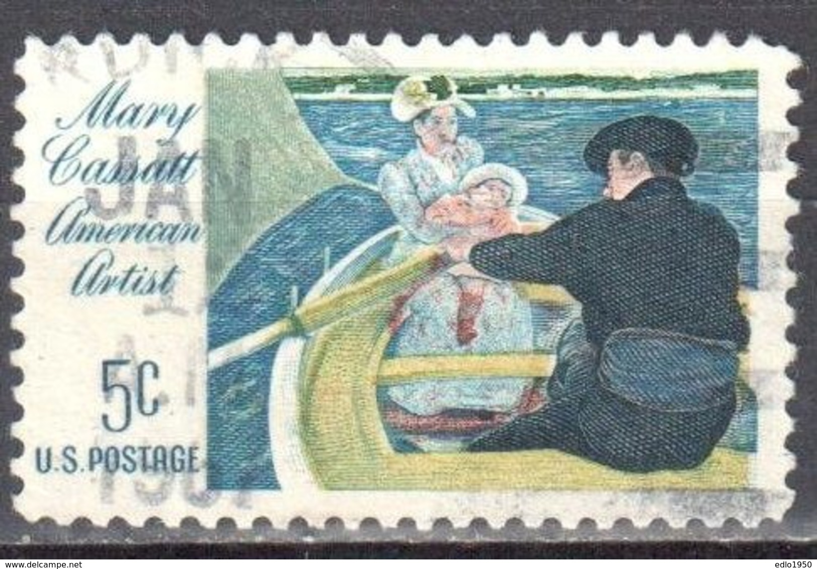 United States 1966 Mary Cassatt - Sc # 1322 - Mi.913 - Used - Oblitérés