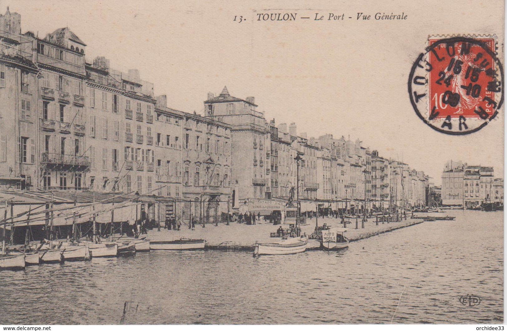 CPA Toulon - Le Port - Vue Générale - Toulon