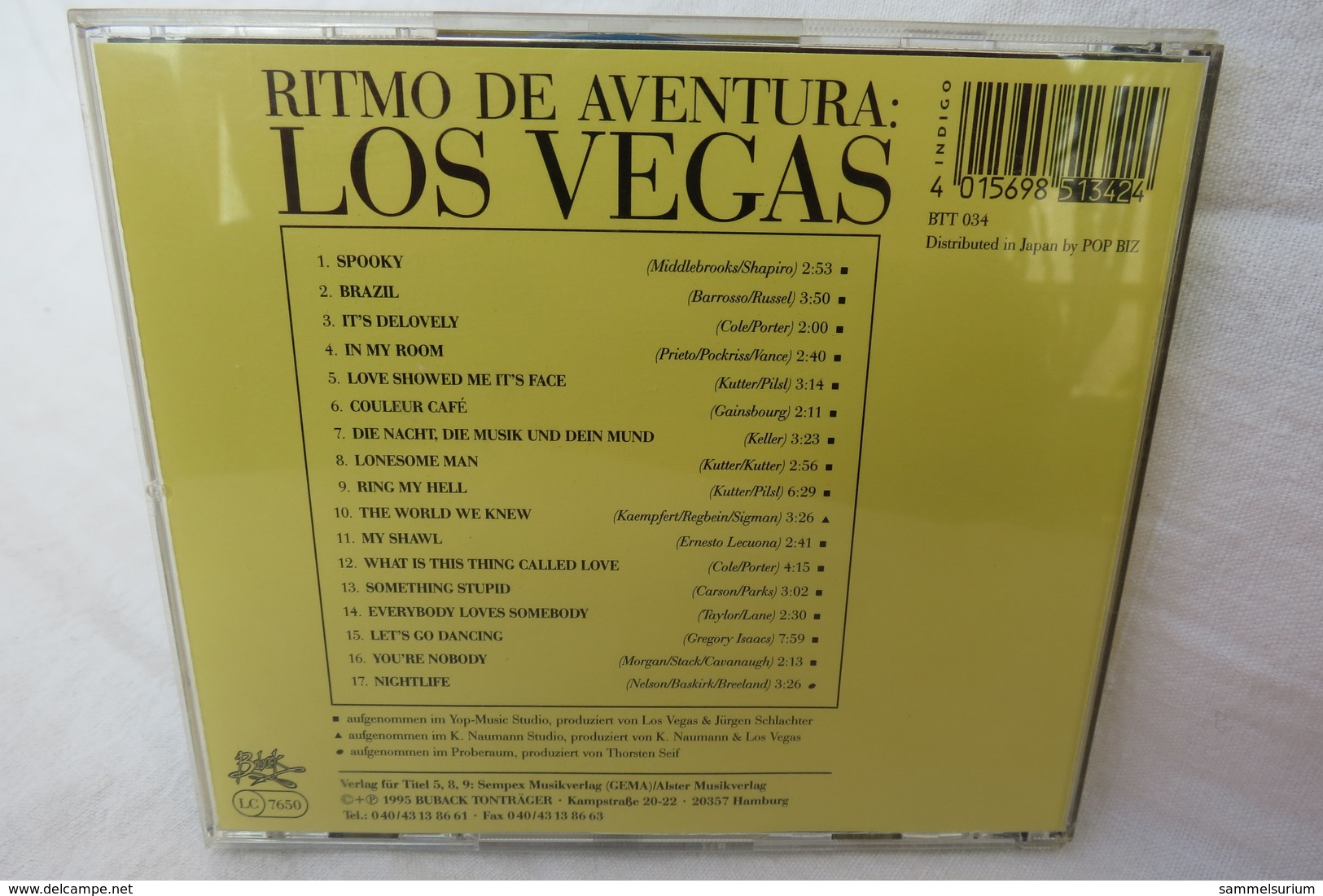 CD "Los Vegas" Ritmo De Aventura - Sonstige & Ohne Zuordnung