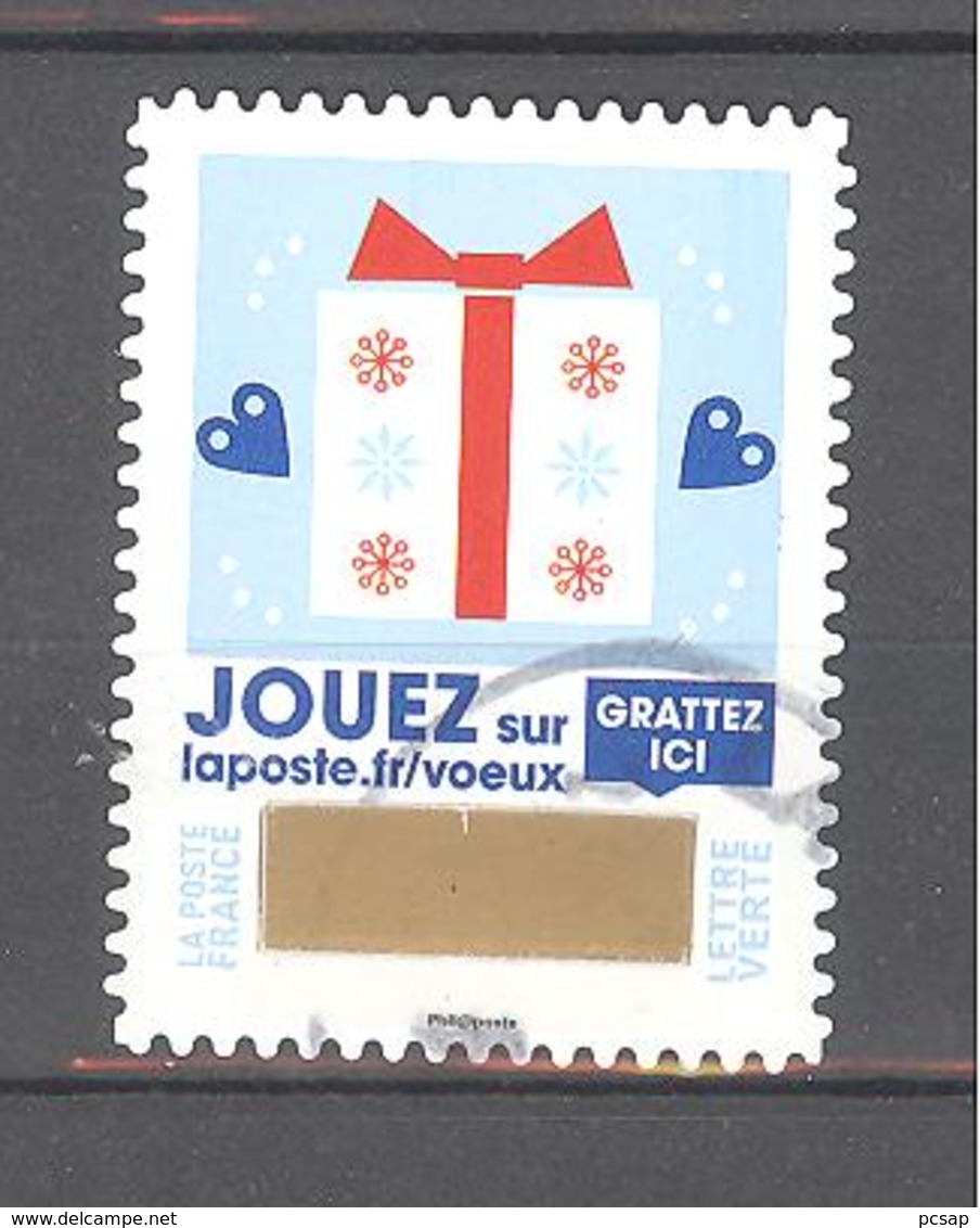 France Autoadhésif Oblitéré (2018 "envoyez Plus Que Des Voeux" N°11) (cachet Rond) - Used Stamps