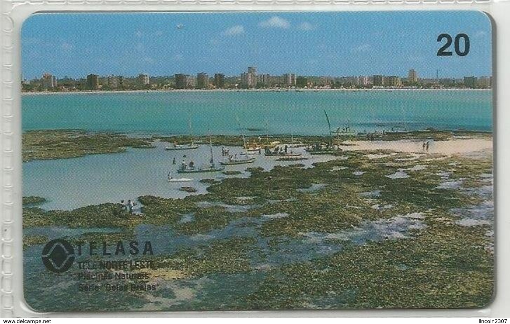 LSJP BRAZIL PHONECARD NATURAL POOLS TELASA - Brasilien