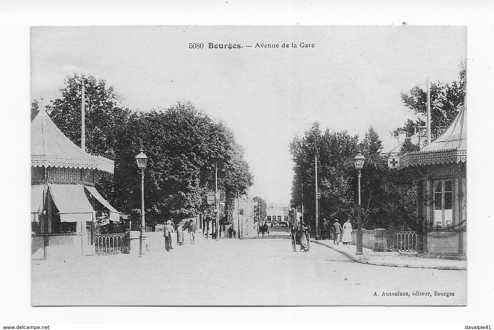 16 BOURGES  AVENUE DE LA GARE  2 SCANS - Bourges