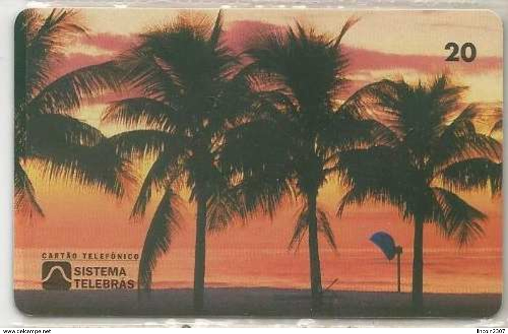 LSJP BRAZIL PHONECARD BEACH COPACABANA RIO DE JANEIRO TELEBRAS - Brasilien