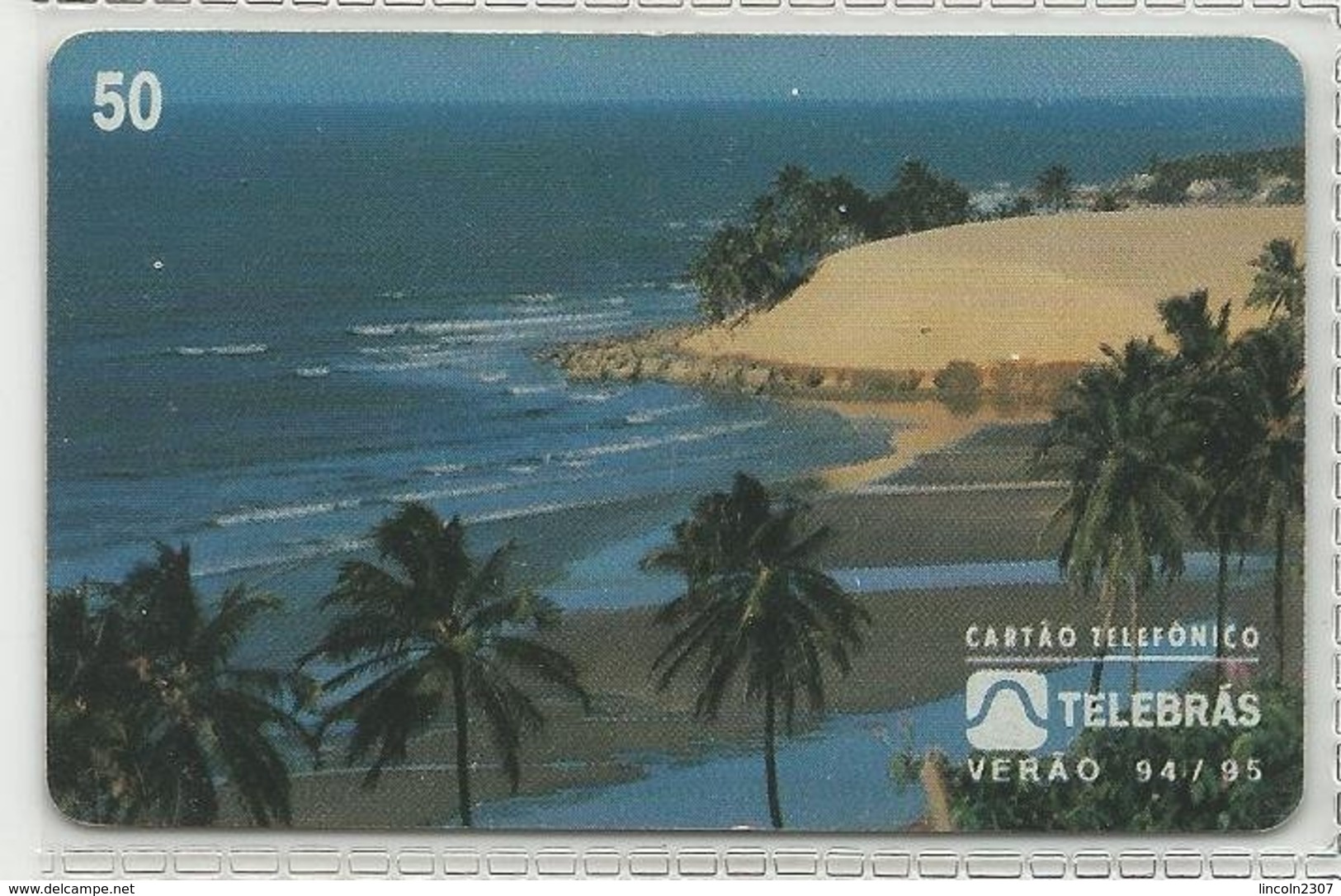 LSJP BRAZIL PHONECARD BEACH LAGOINHA PARAIPABA TELEBRAS - Brasilien